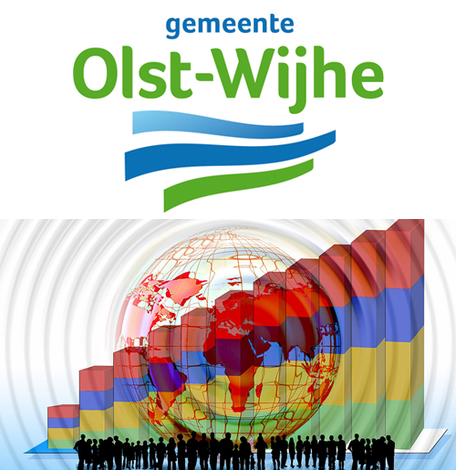 Gemeente Olst-Wijhe logo en afbeelding demografisch onderzoek