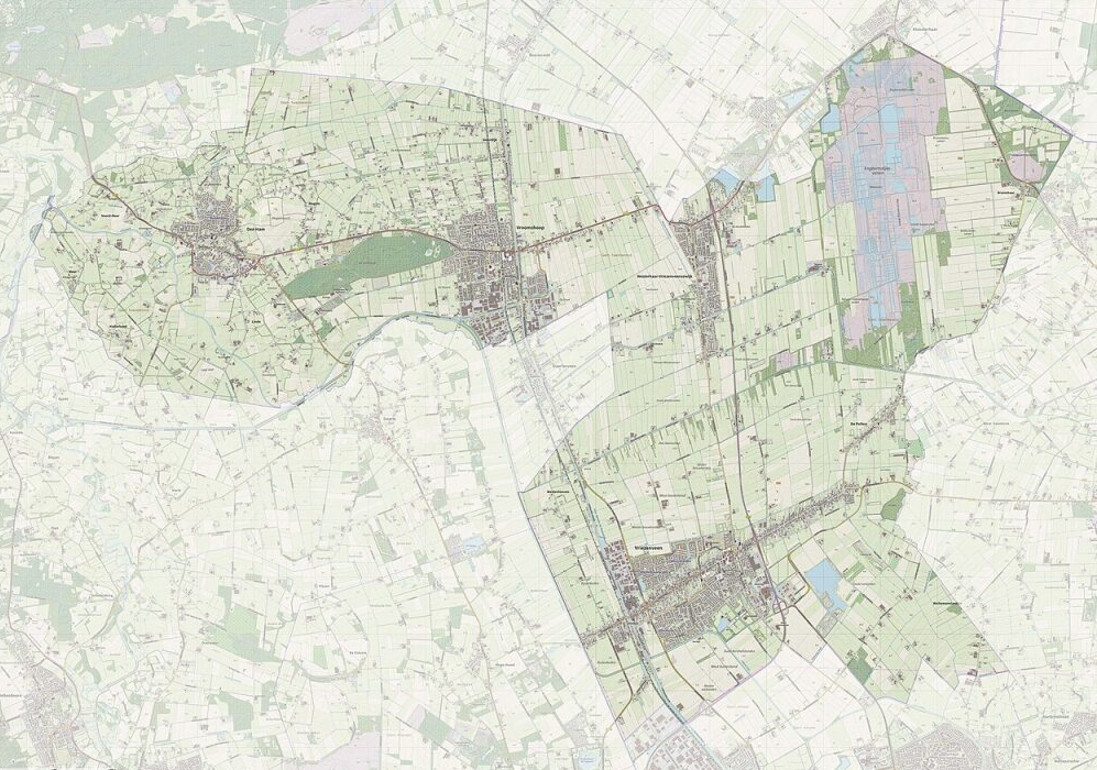 plattegrondfoto gemeente Twenterand
